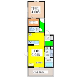 D-ROOM FIRST 大善寺駅前の物件間取画像